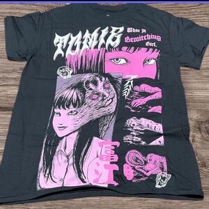 Junji Ito Collection Black T-Shirt Size Small